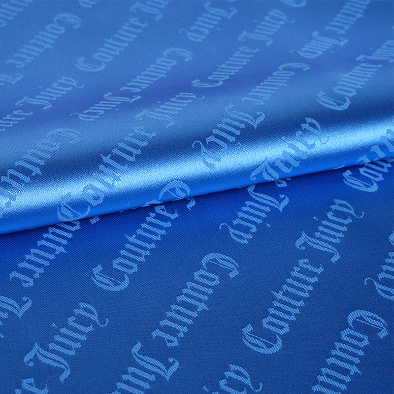 پارچه ژاکارد حروف ساتن کشدار 75 بعدی