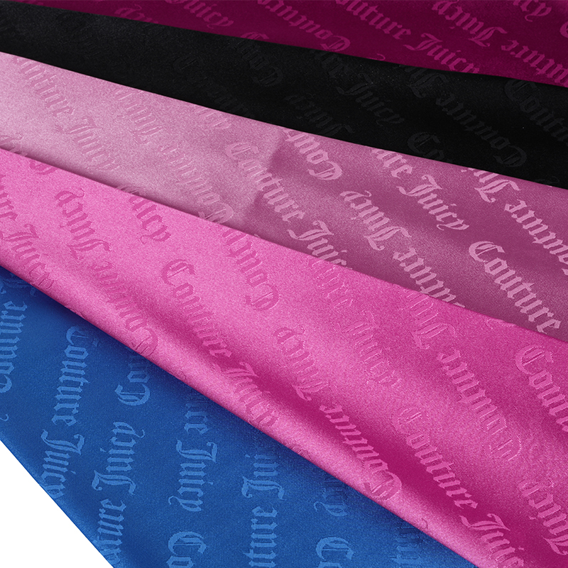 پارچه ژاکارد حروف ساتن کشدار 75 بعدی