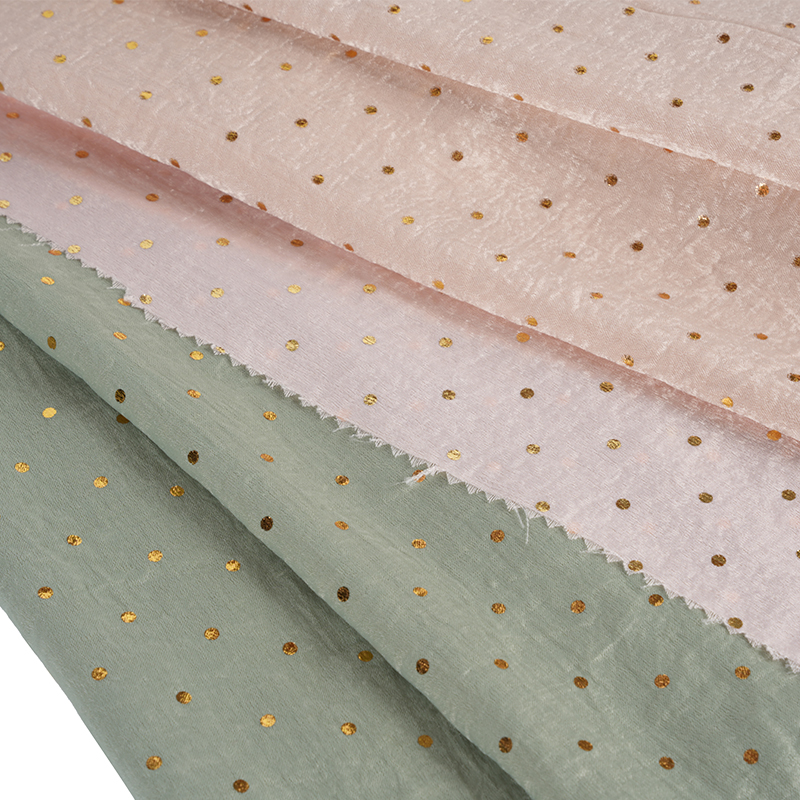 پارچه مهر زنی فویل نقطه ای سیلندر ساتن مخملی 2026