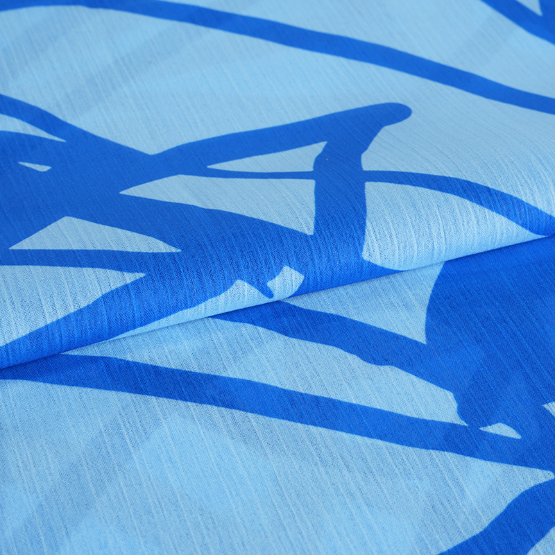 پارچه کرپ چاپ پارچه ابریشمی فضایی رویایی BD2503 75D