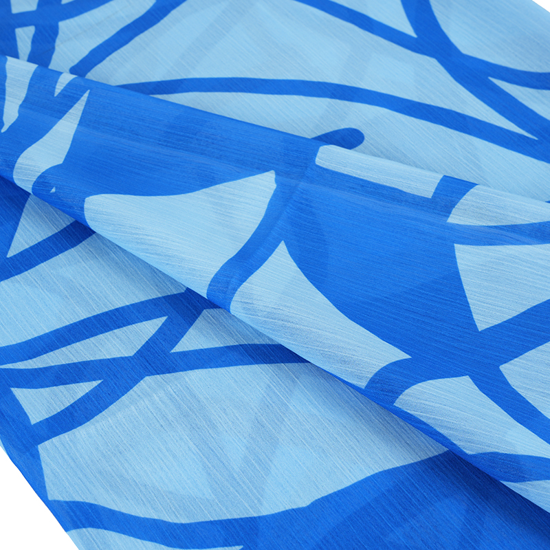 پارچه کرپ چاپ پارچه ابریشمی فضایی رویایی BD2503 75D