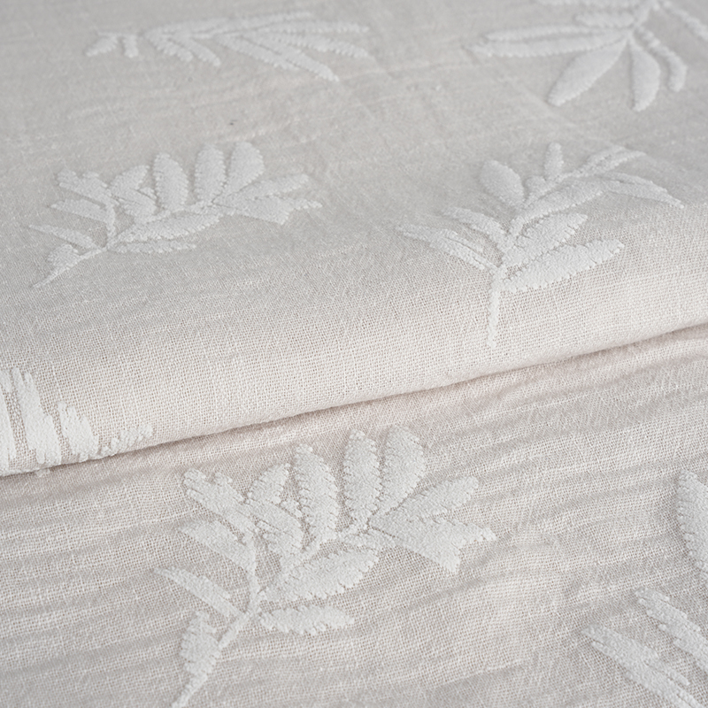 پارچه چاپ فوم برگی از نخ پلی استر تقلیدی