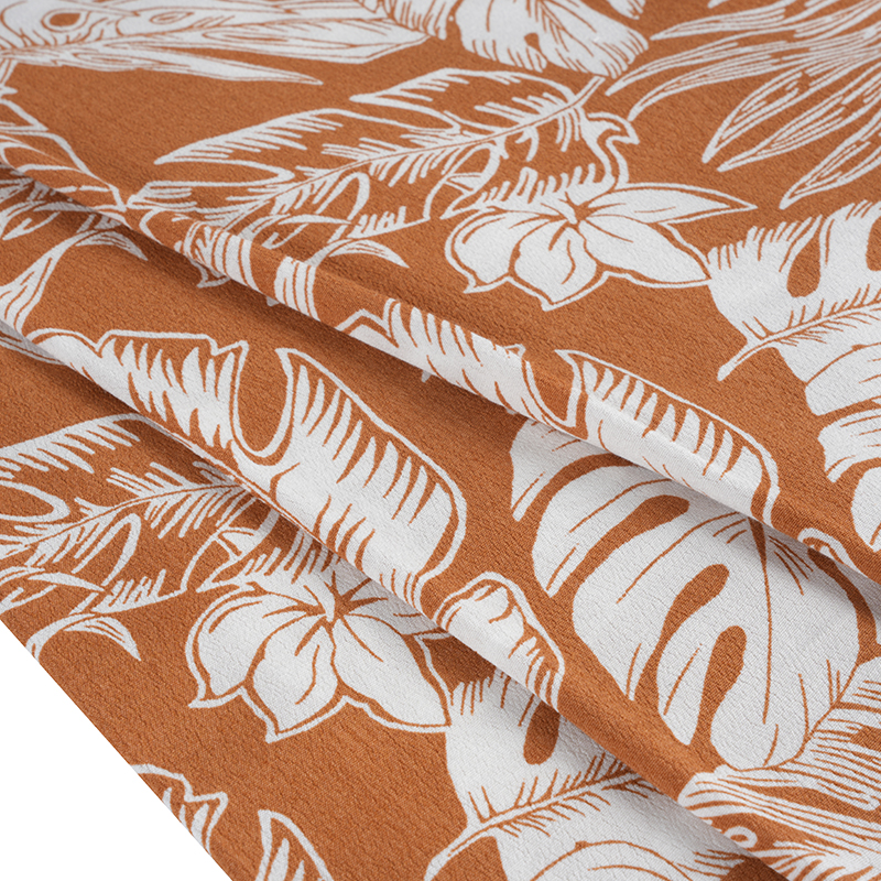 پارچه کرپ چاپ ریچ بافته شده