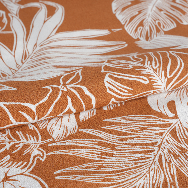 پارچه کرپ چاپ ریچ بافته شده