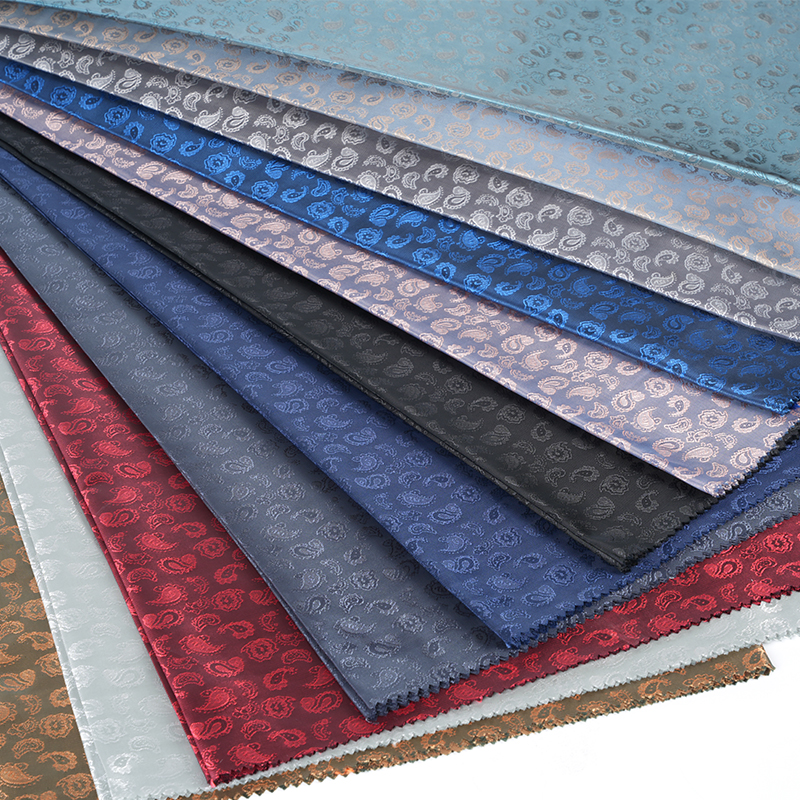 ژاکارد گل بادام هندی کاتیونیک پلی استر