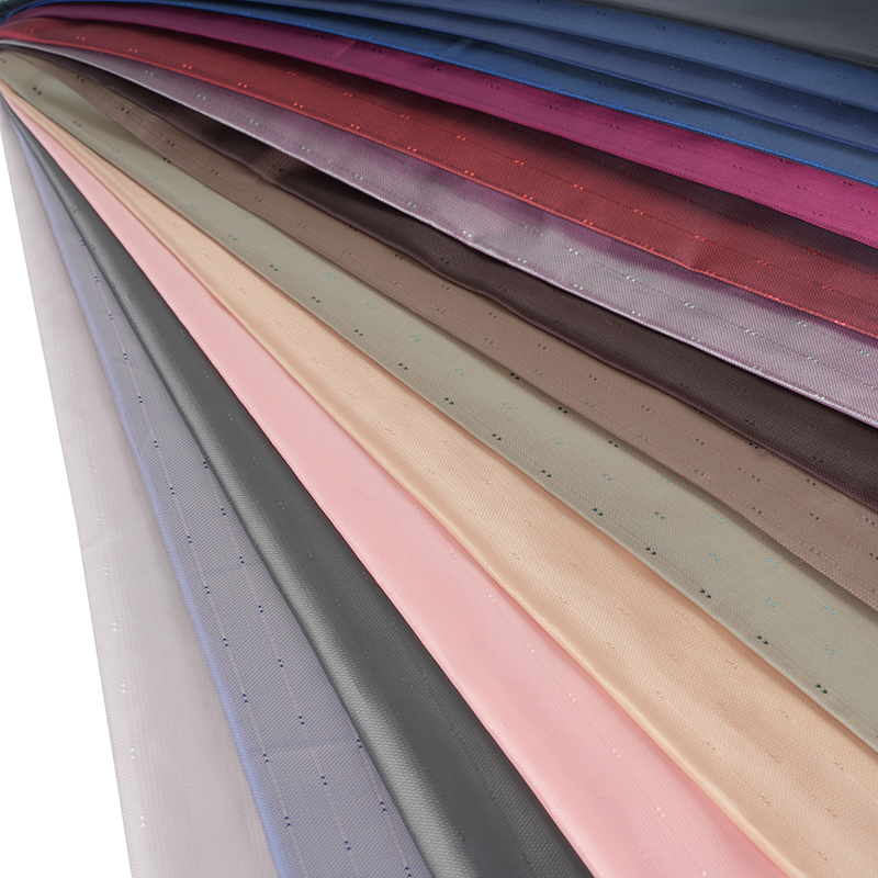 پلی استر سفید رشته راه راه راه راه ژاکارد