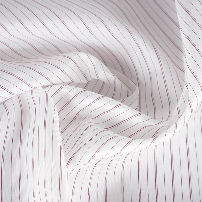 پارچه آستین راه راه 100٪ پلی استر استرچ