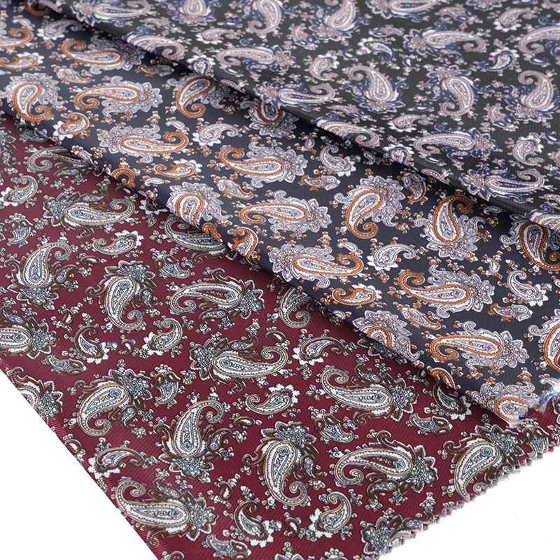 پارچه چاپ گل لوکوات ریون بدلی پلی استر