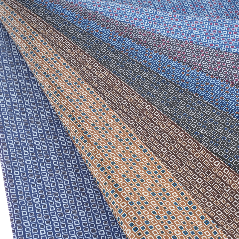 پارچه چاپ مربعی کوچک تافته پلی استر 190T